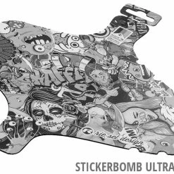 Rie:sel Design Garde-boue Avant Kol:oss -Topeak Soldes 02 riesel design schutzblech mudguard front koloss stickerbomb ultra black