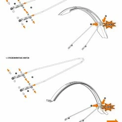 SKS Germany Kit De Garde-boue Velo 65 Mountain 29 -Topeak Soldes AB bedienungsanleitung VELO SERIE 1