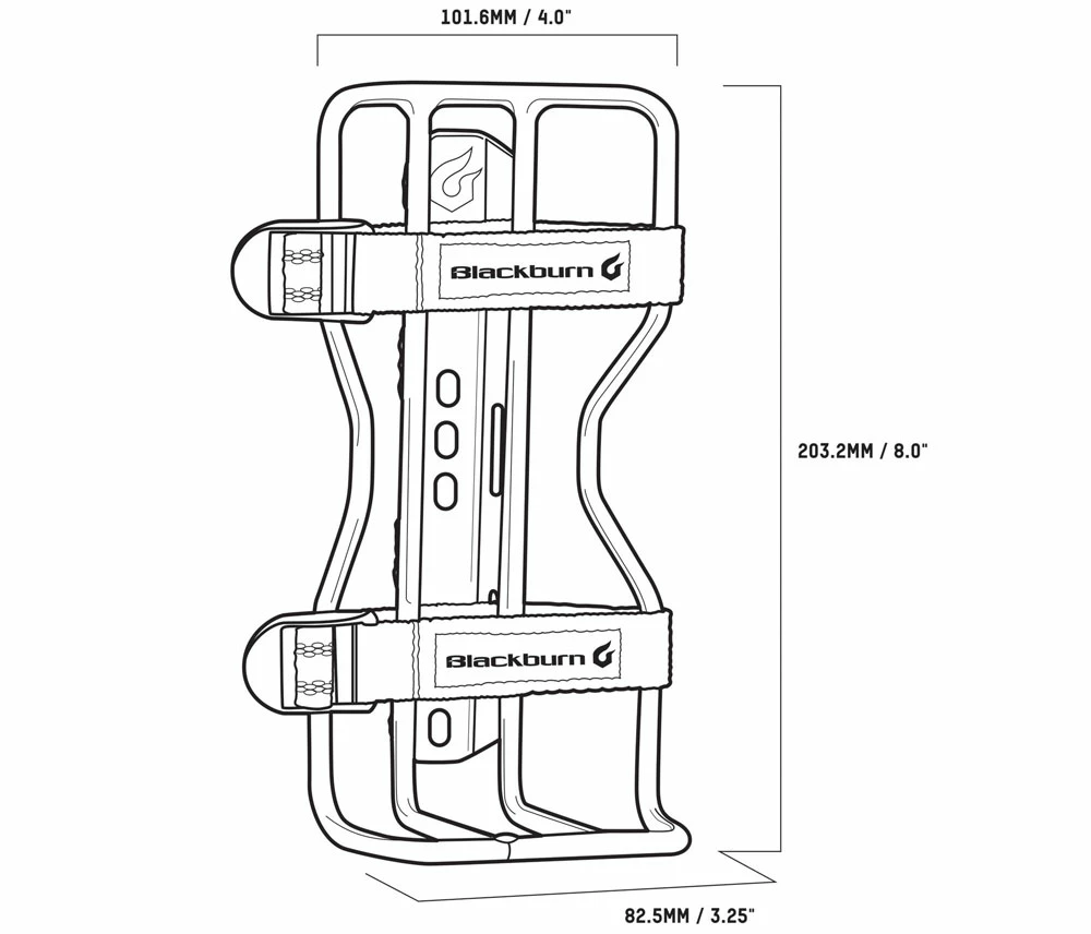 Blackburn OUTPOST Cargo Cage Porte-bouteilles / Porte-bagages 7 Blackburn OUTPOST Cargo Cage Porte-bouteilles / Porte-bagages – Image 5