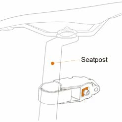 Ibera Adaptateur Pour Porte-bagages -Topeak Soldes Ibera Gepaecktraeger Adapter IB Q7 1