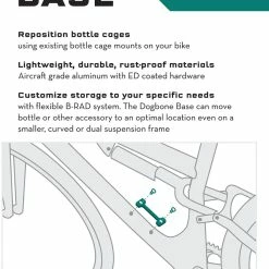 Wolf Tooth Components B-RAD DogeBone Mounting Bases Plaque De Montage 5 Wolf Tooth Components B-RAD DogeBone Mounting Bases Plaque De Montage -Topeak Soldes Wolf Tooth B RAD DogBone Mounting Bases 2