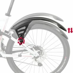 ZEFAL Garde-boue Arrière Deflector RS75 -Topeak Soldes Zefal Deflector RS75 Hinterradschutzblech 2531 06