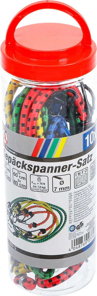 BGS Technic Jeu De Tendeurs à Bagages 10 Pcs. 5 BGS Technic Jeu De Tendeurs à Bagages 10 Pcs. – Image 3