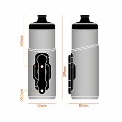 Fidlock TWIST Bouteille 600 + Base Pour Vélo 5 Fidlock TWIST Bouteille 600 + Base Pour Vélo -Topeak Soldes fidlock twist bottle600 measurements