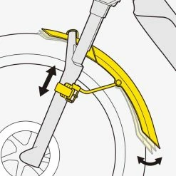 Topeak Garde-boue Avant TetraFender M1 -Topeak Soldes topeak mudguard TC9660 20110624 TetraFender M1 Vorderradschutzblech 5